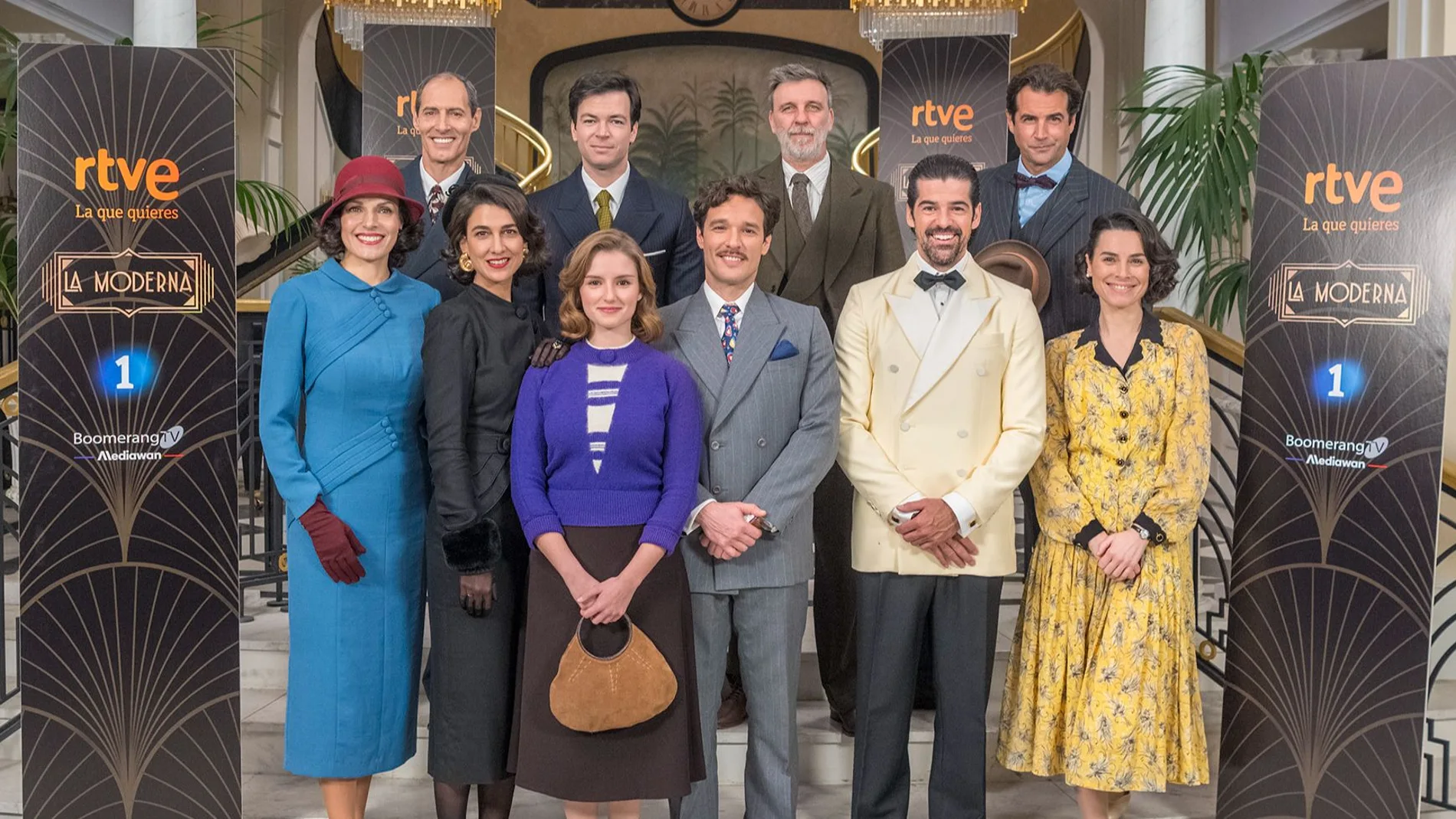 Actores de la serie "La Moderna"