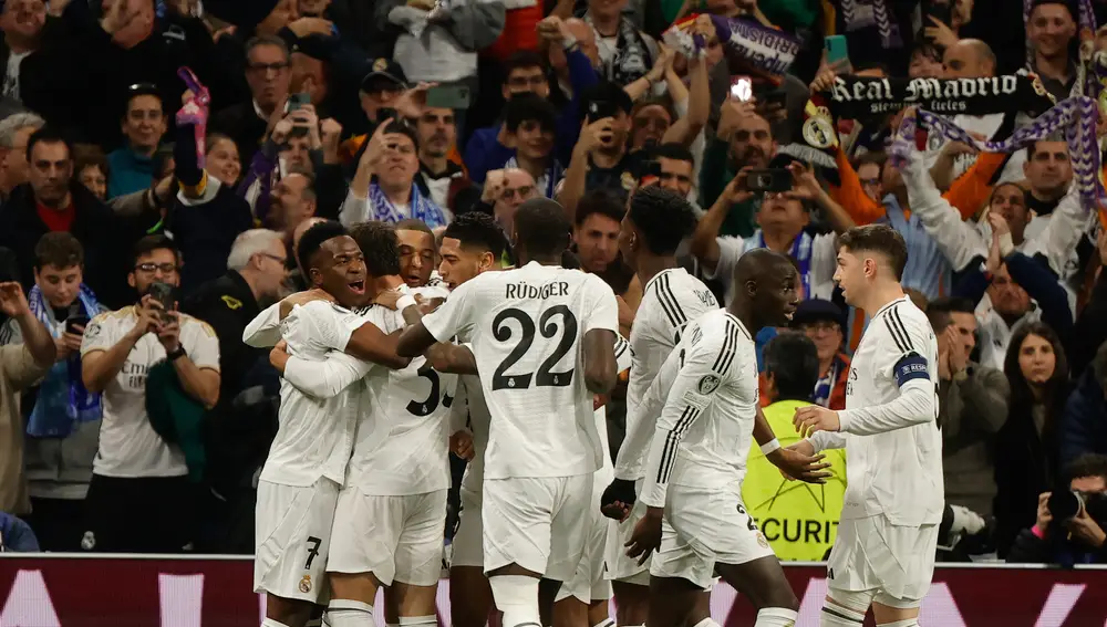 Real Madrid - Manchester City. Gol de Mbappe