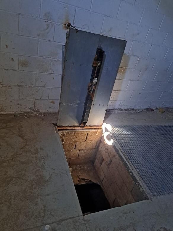 Entrada al túnel entre Ceuta y Marruecos
