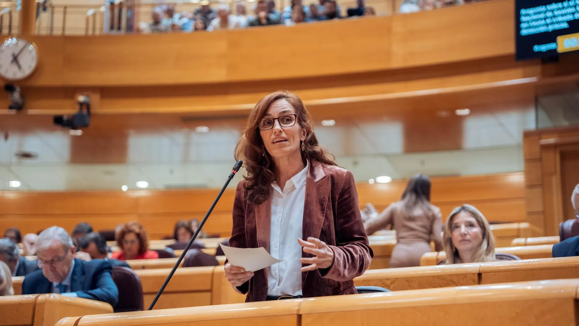 Mónica García culpa a los gobiernos del PP de lastrar el "buen hacer" del Sistema Nacional de Salud