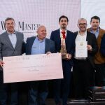 De derecha a Izquierda. Cristina Tierno, Rafael Navarro, Vicente, Brice Michaud (Campeón 2024), Fréderic Galtier, Pablo Ossorio y Tony Pérez