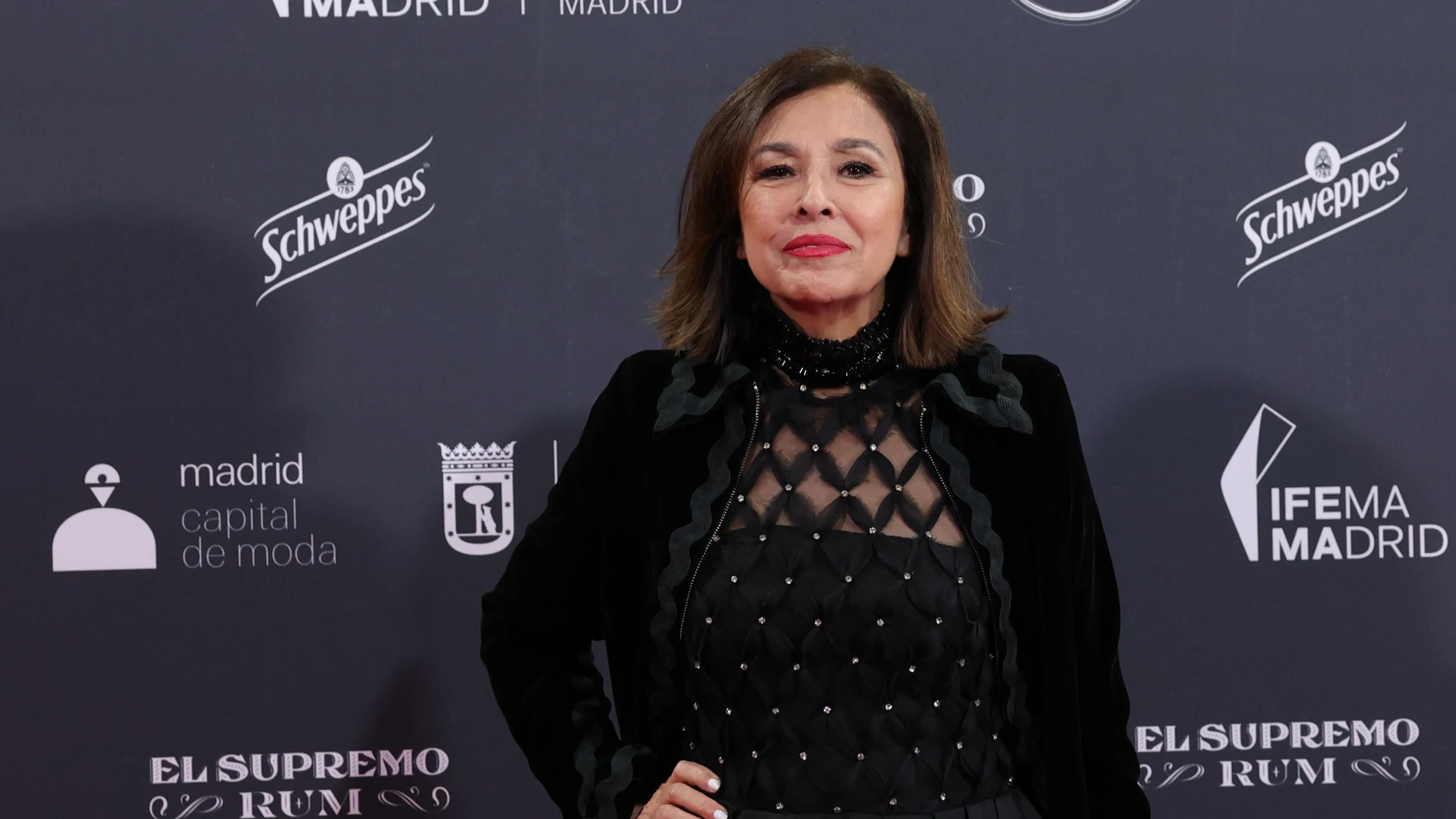 Isabel Gemio en la fiesta de MBFW 2025.