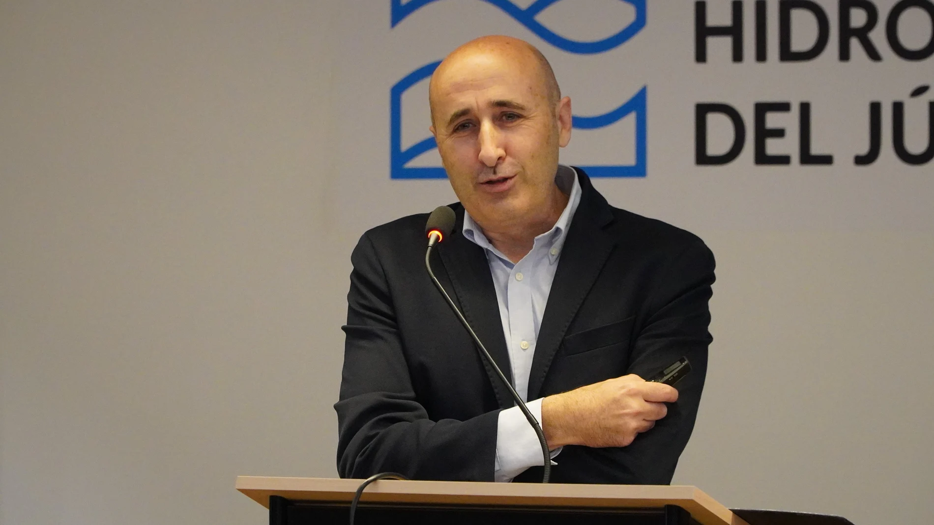 El presidente de la CHJ, Miguel Polo