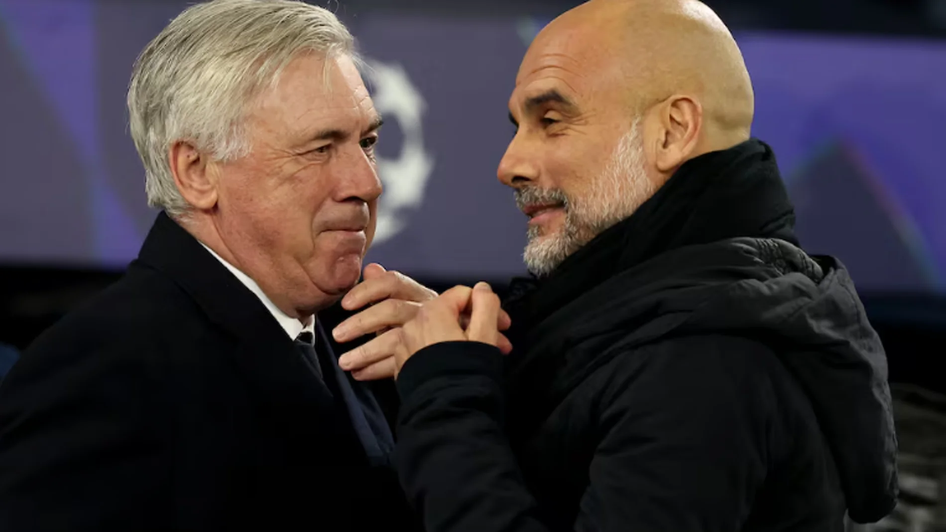 Carlo Ancelotti y Pep Guardiola