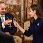 Los Reyes ofrecen un almuerzo al presidente de Egipto, Abdelfatah al Sisi