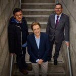 Los tres científicos que lideran la investigación con diferentes tipos de ceguera