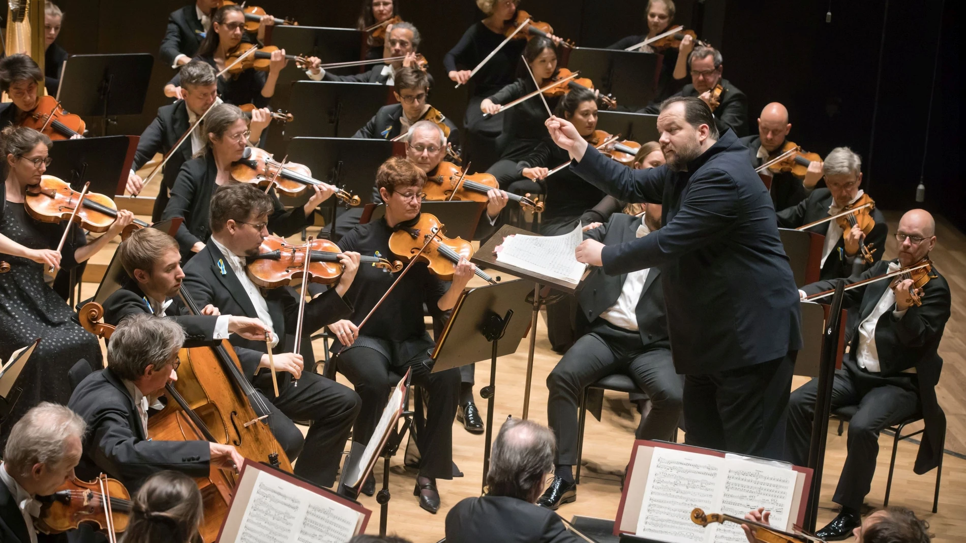 La orquesta Leipzig Gewandhausorchester.
