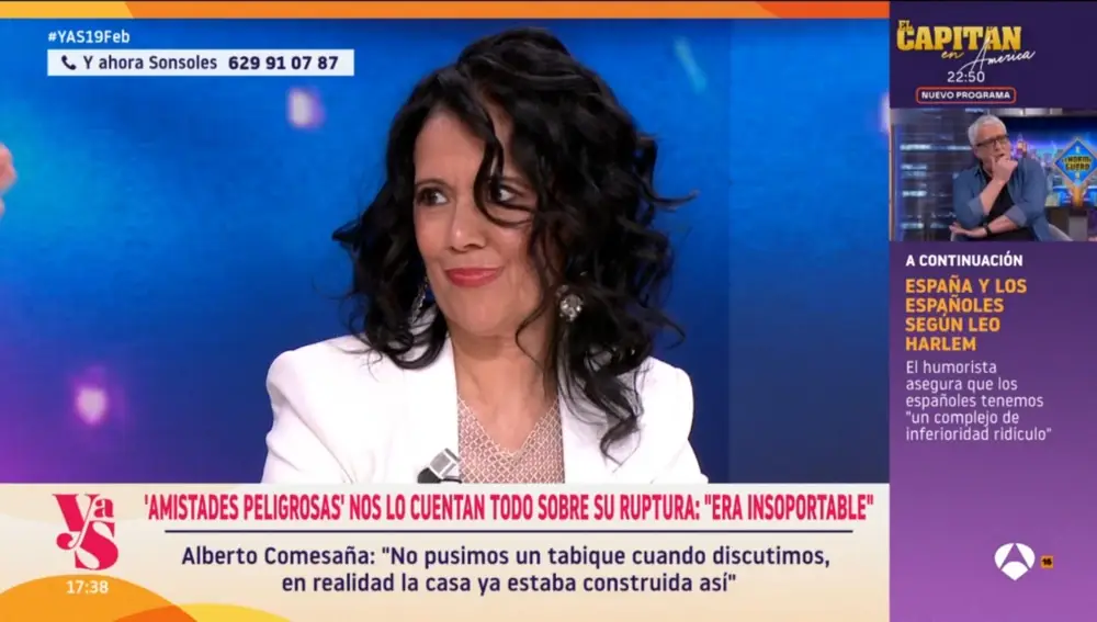 Cristina del Valle en 'Y ahora Sonsoles'