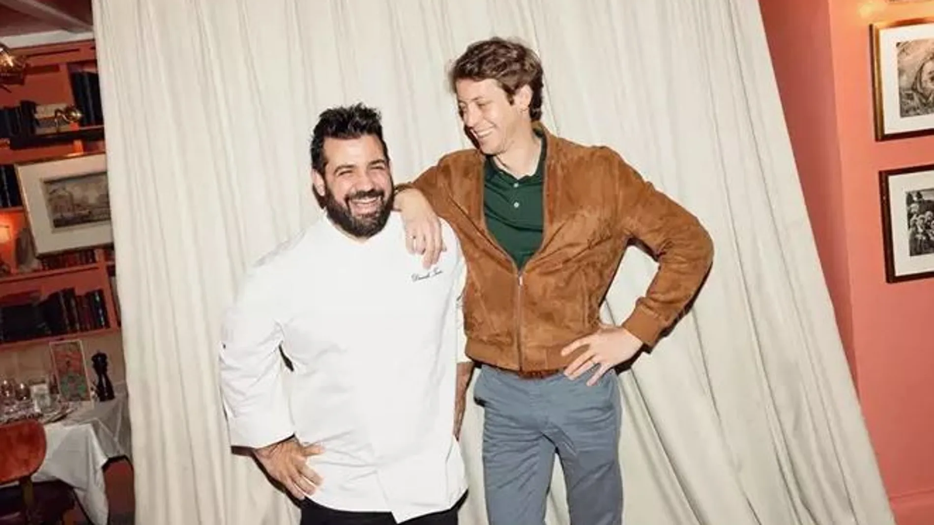 Tigrane Seydoux, fundador de Big Mamma, y el chef ejecutivo Daniele Tasso