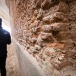 Obras de restauración del Túnel de Villanueva en los jardines del Moro en el Palacio Real. © Jesús G. Feria. 