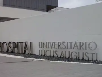 Entrada del Hospital Universitario Lucus Augusti. Entrada del Hospital Universitario Lucus Augusti.