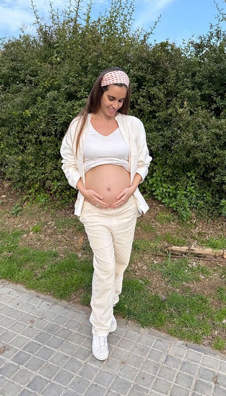 Ona Carbonell embarazada de su tercer hijo