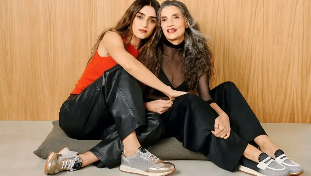 Ángela y Olivia.