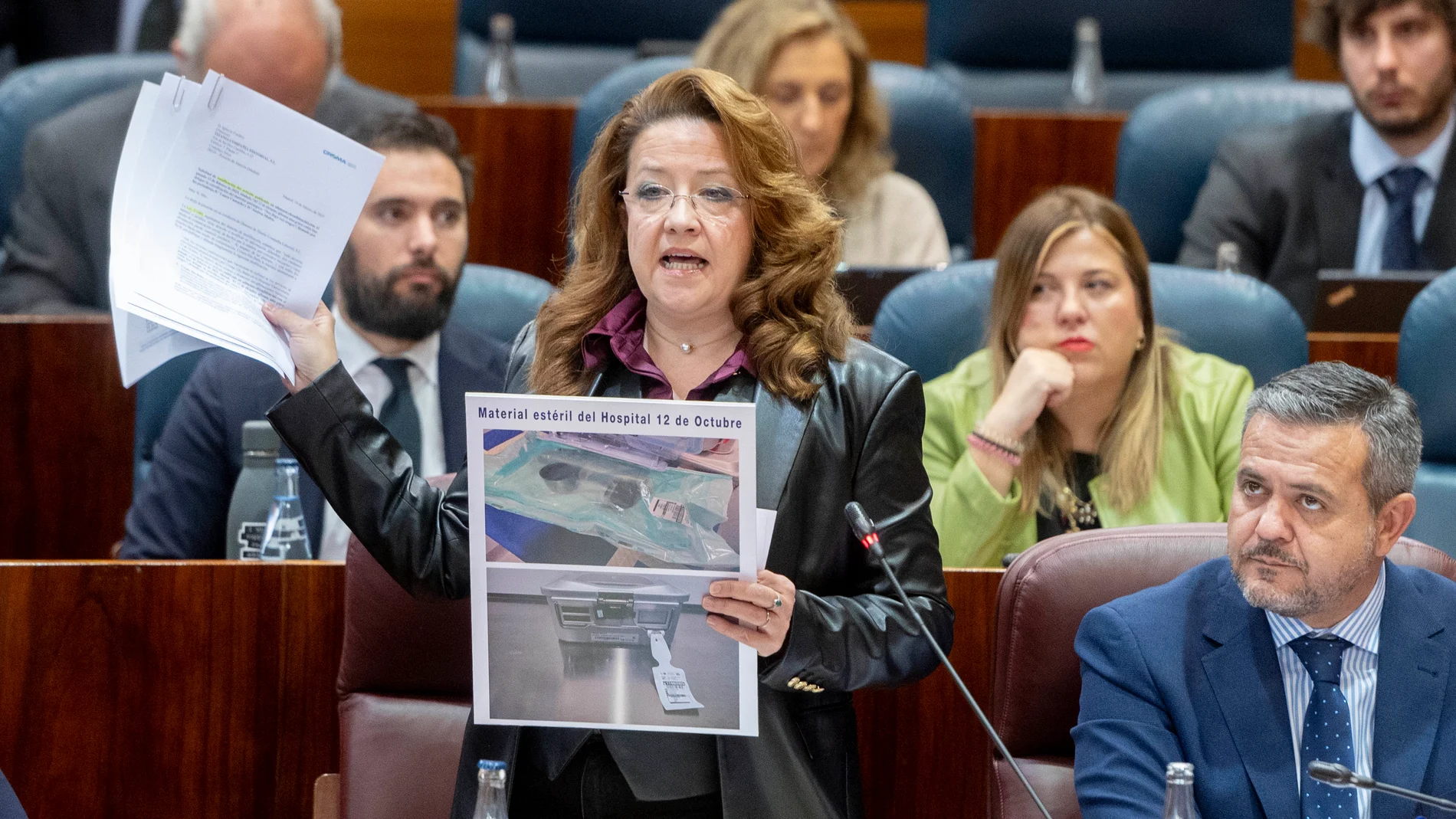 La consejera de Sanidad, Fátima Matute, interviene durante un pleno en la Asamblea de Madrid, a 20 de febrero de 2025, en Madrid (España). La vivienda y la educación serán dos temas centrales en el Pleno de la Asamblea de Madrid de hoy, en el que también se debate, entre otros, sobre los abortos en la sanidad pública o la Ley trans regional. 20 FEBRERO 2025;VIVIENDA;EDUCACIÓN;PLENO;ASAMBLEA;POLÍTICA;ABORTOS;TRANS Alberto Ortega / Europa Press 20/02/2025