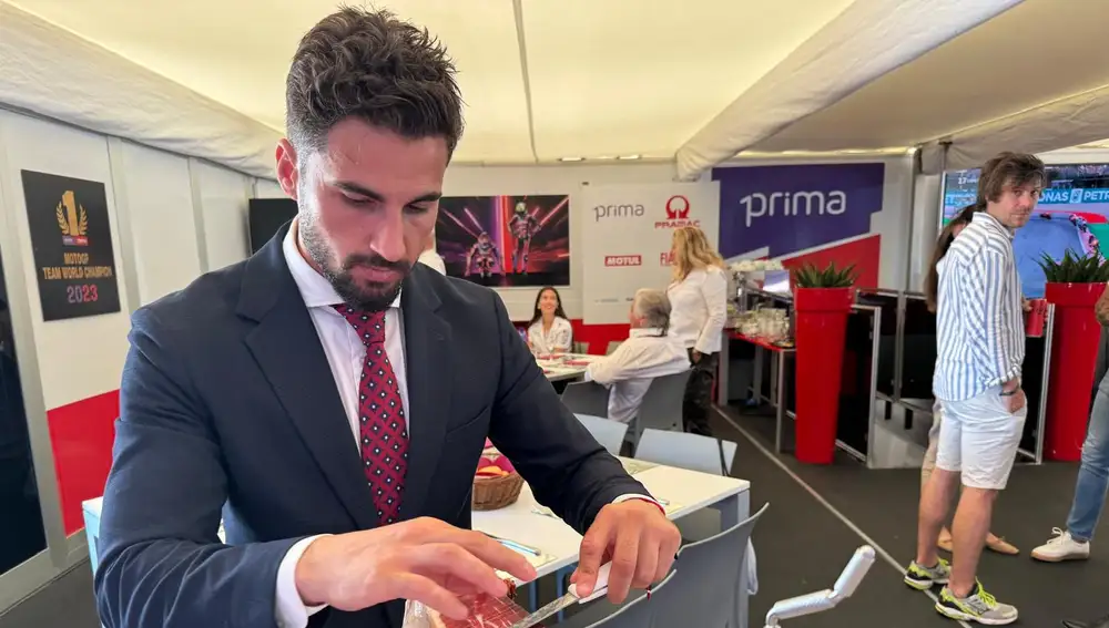 José Navarro, cortador de jamón profesional