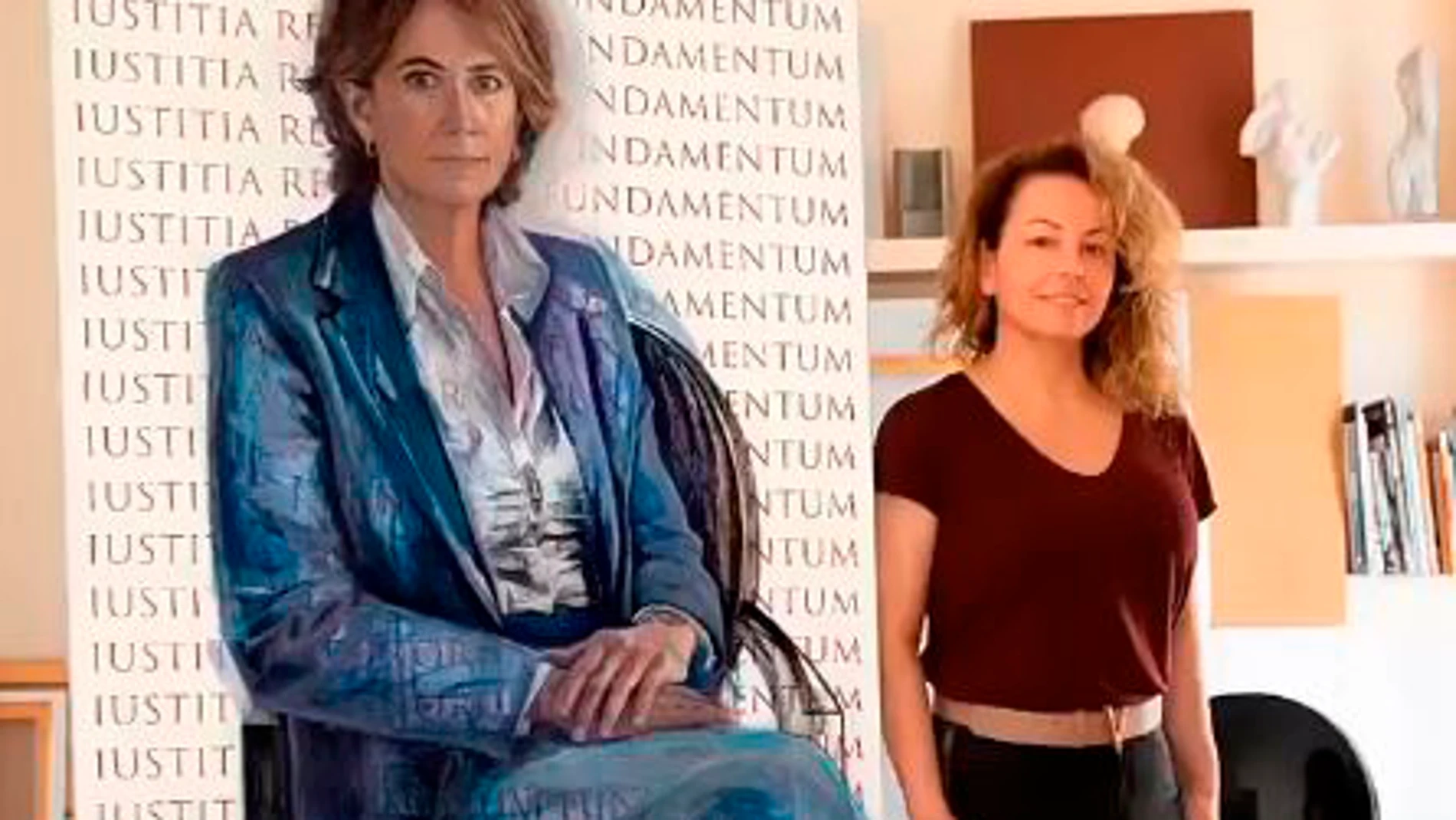 La pintora Rita Martorell