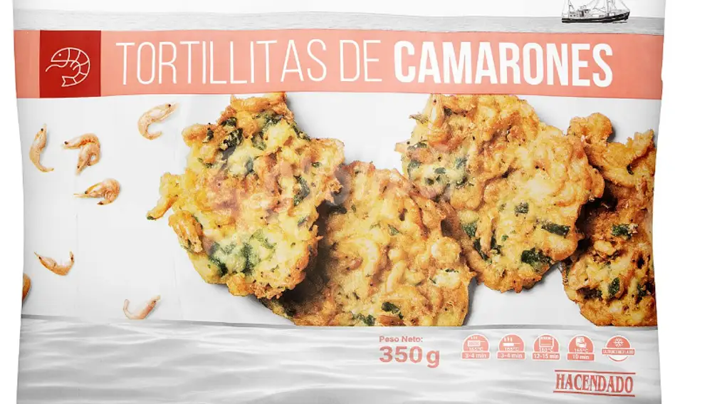 Tortillitas de camarones