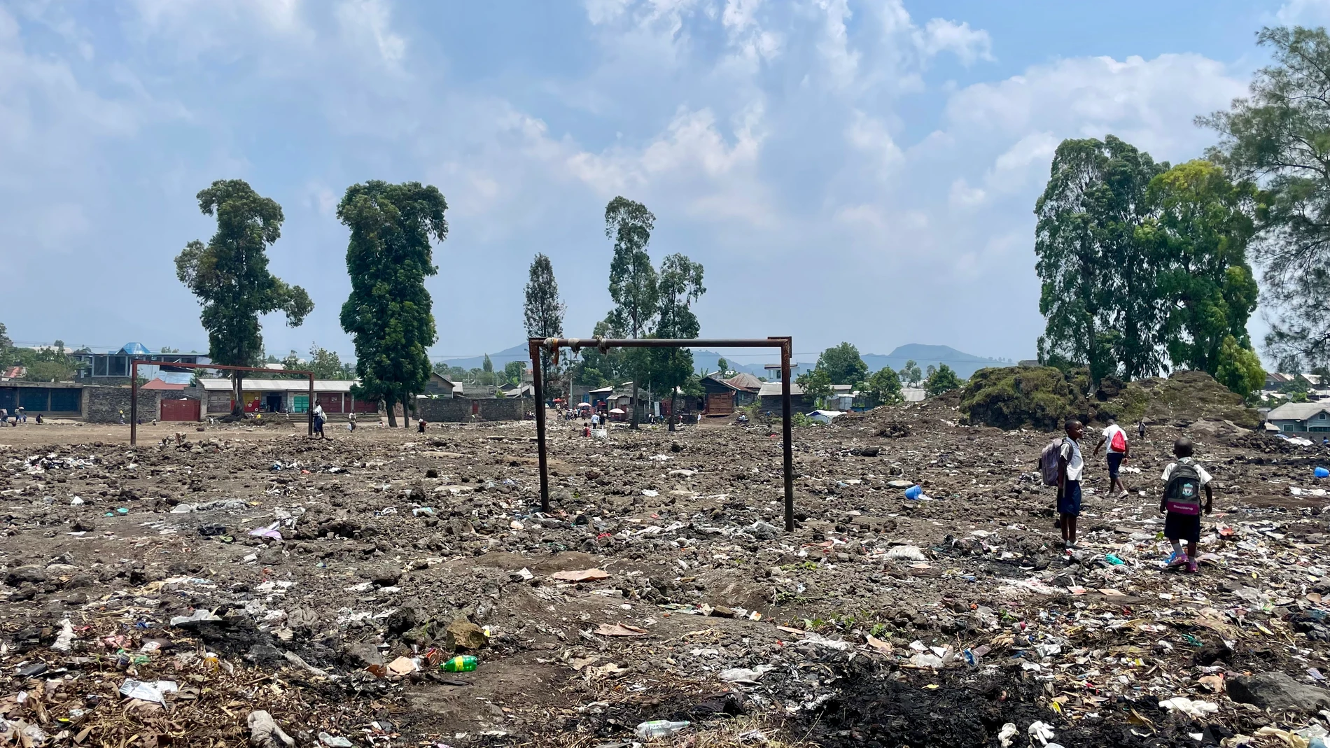 Los campos de desplazados en Goma, Congo, han sido evacuados