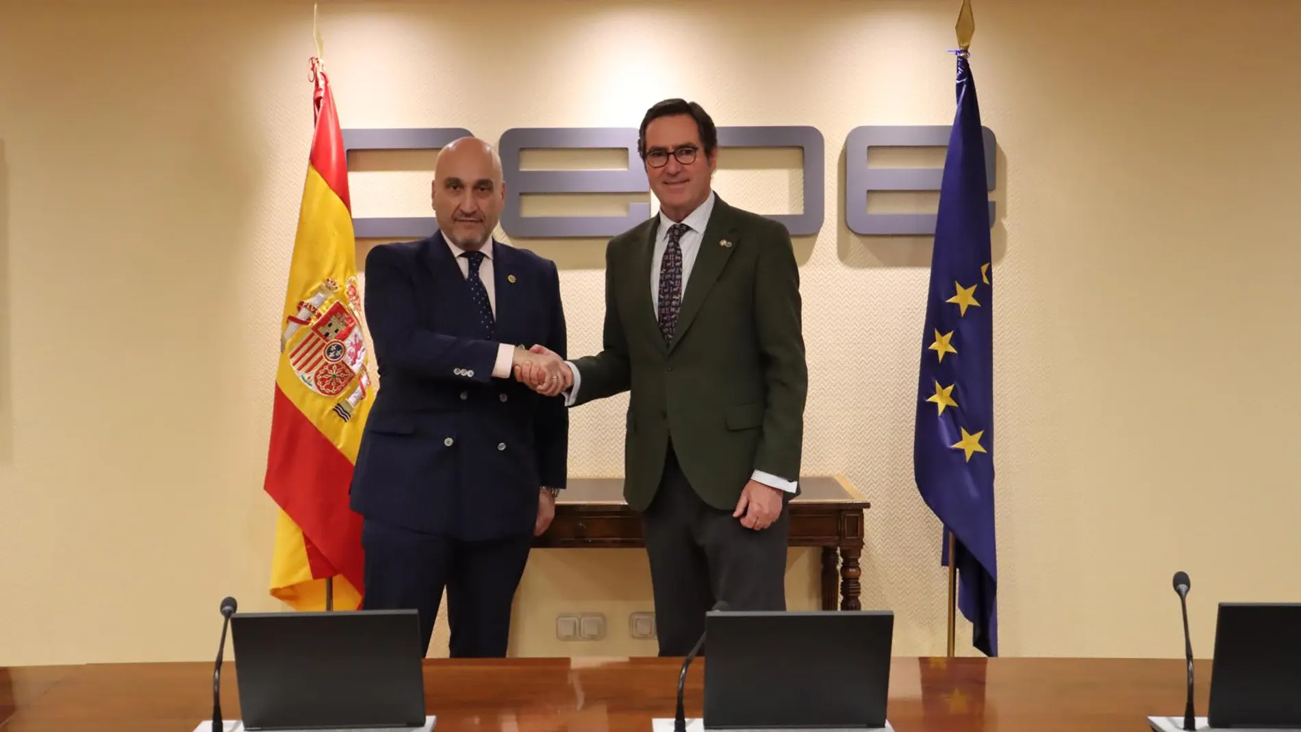 Fernando Santiago Ollero y Antonio Garamendi