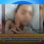 Adela González junto a la madre de Javier