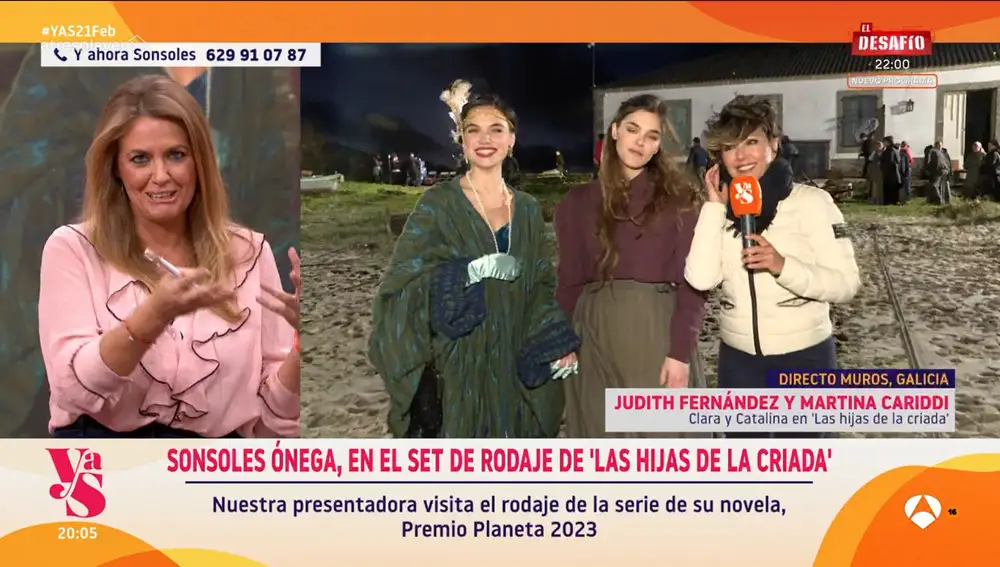 Pepa Romero junto a Sonsoles Ónega en 'Y ahora Sonsoles'
