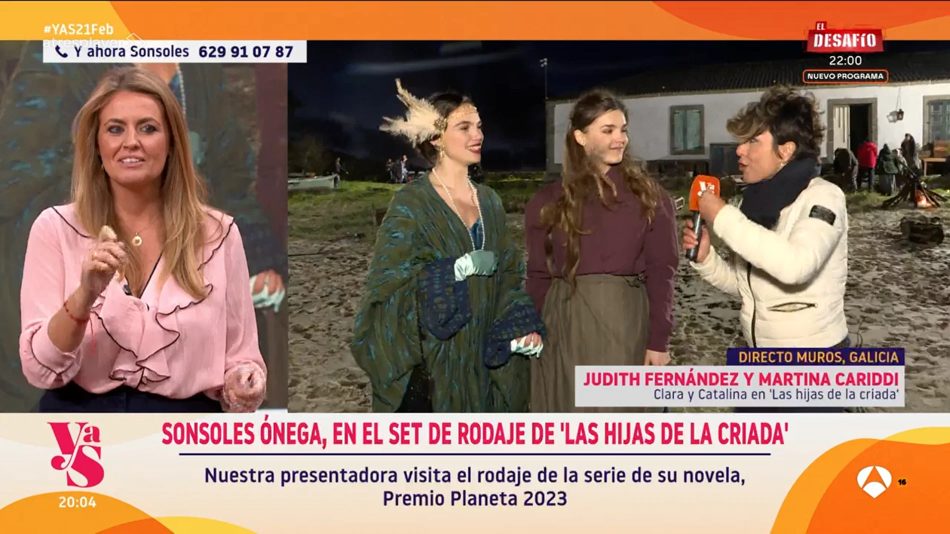 Pepa Romero junto a Sonsoles Ónega en 'Y ahora Sonsoles'