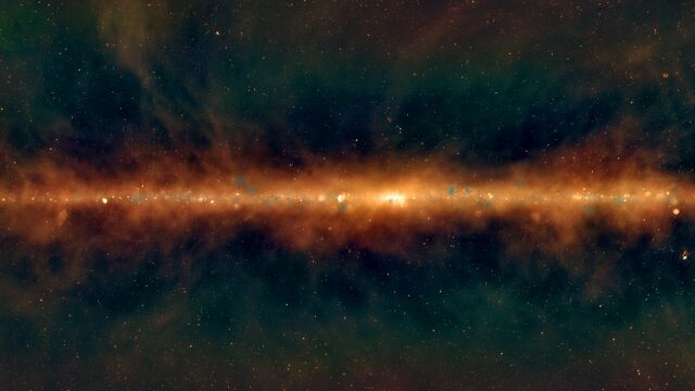 Visión de la vía Láctea captada con el telescopio responsable del hallazgo