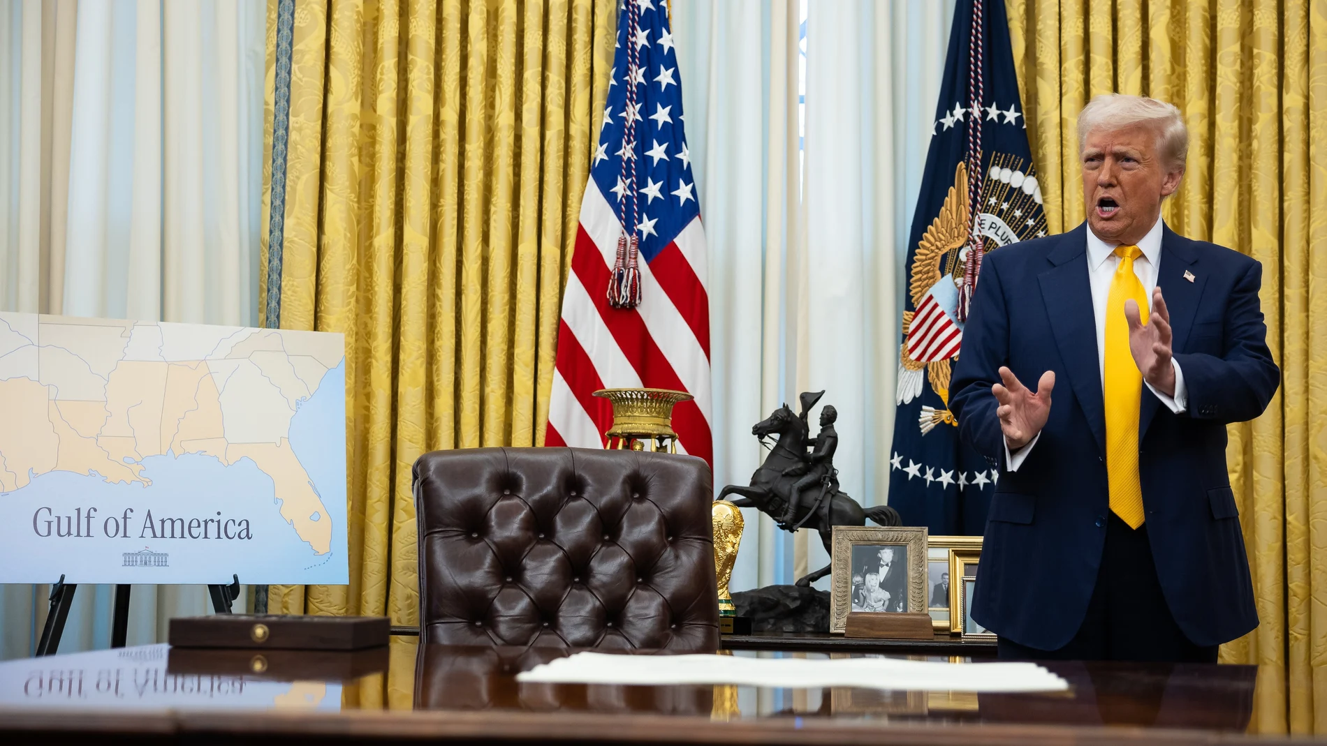 Trump, en el Despacho Oval
