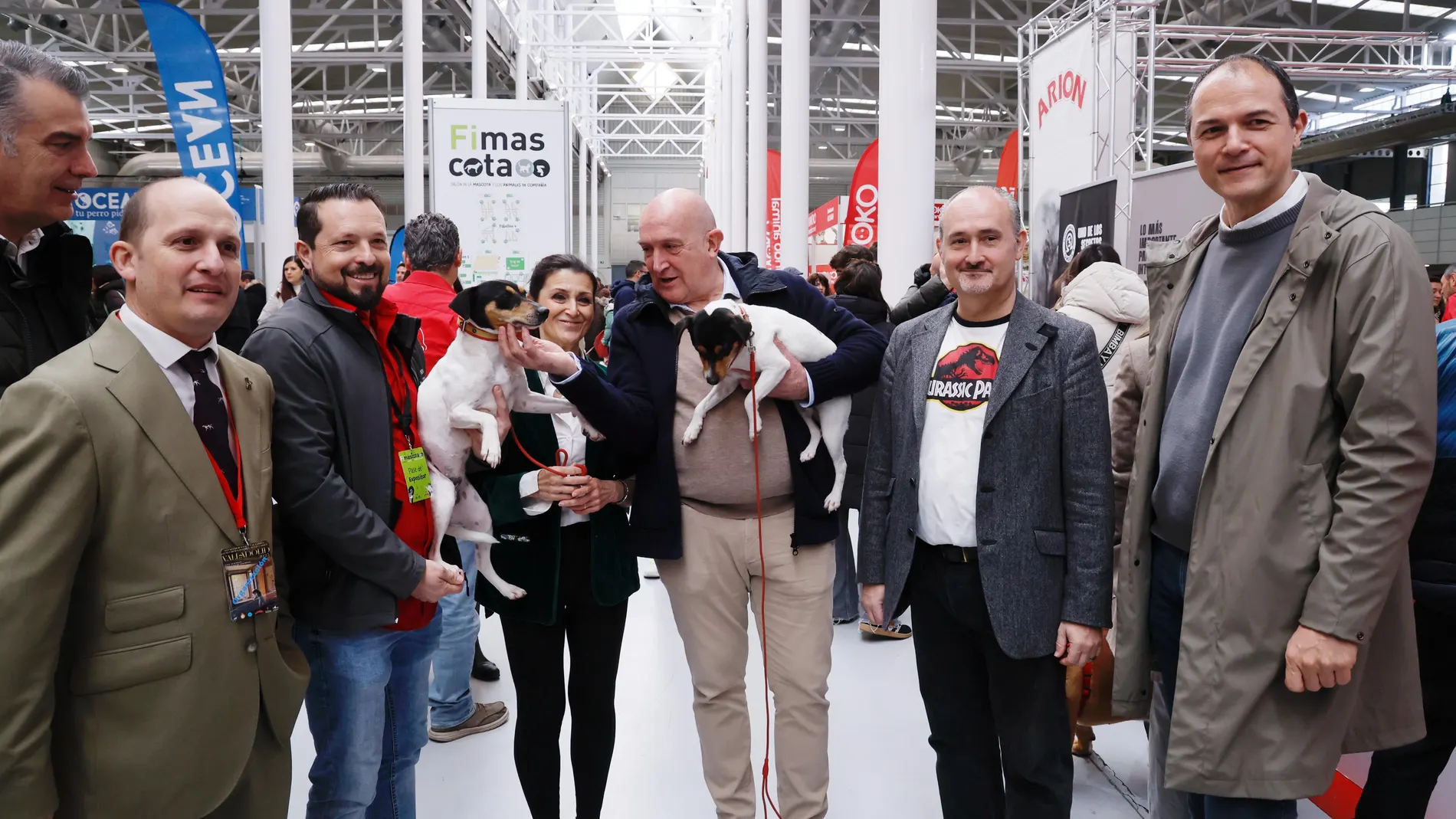 Carnero durante su visita a la Feria Fimascota