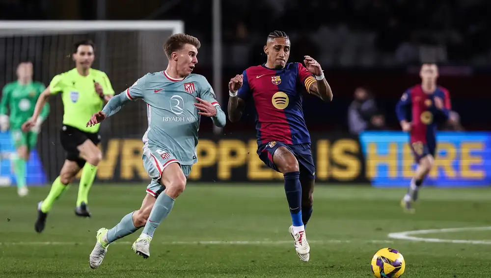 MADRID.-Barça y Atlético abren una eliminatoria de alto voltaje en la ida de las semifinales de la Copa del Rey