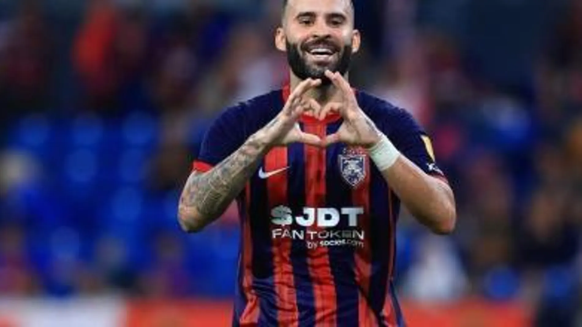Jesé Rodríguez con el Johor FC