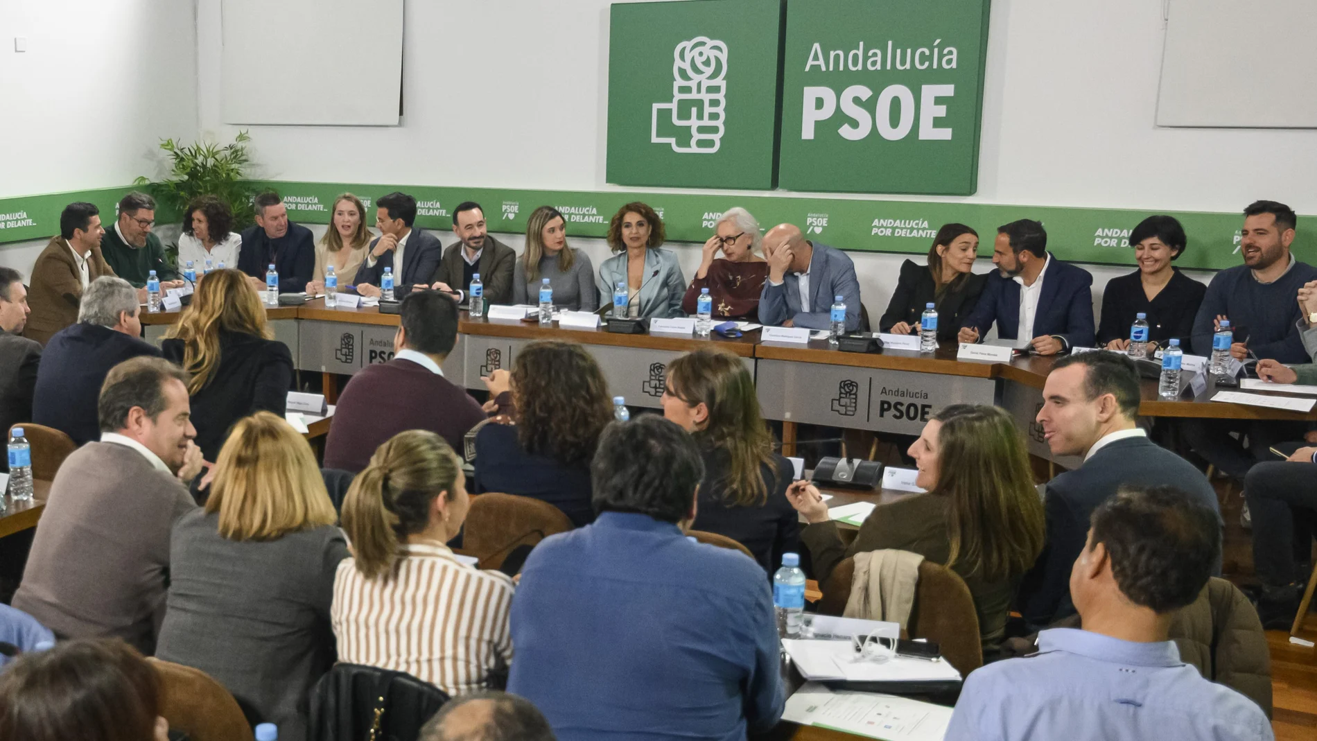 Primera reunión de la ejecutiva del PSOE-A de María Jesús Montero