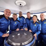 La tripulación del Blue Origin
