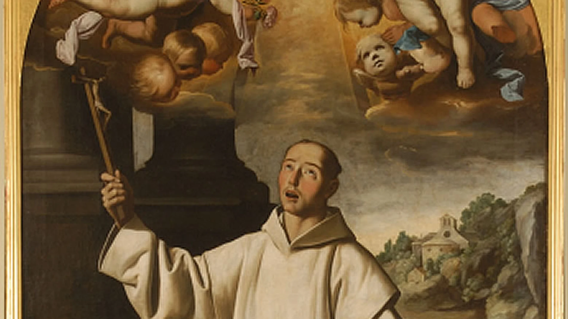 "Apoteosis de San Bruno", de Francisco de Zurbarán, es una de las obras monásticas del Museo de Cádiz