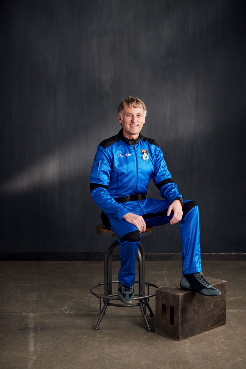 Jesús Calleja, preparado para el viaje al espacio
