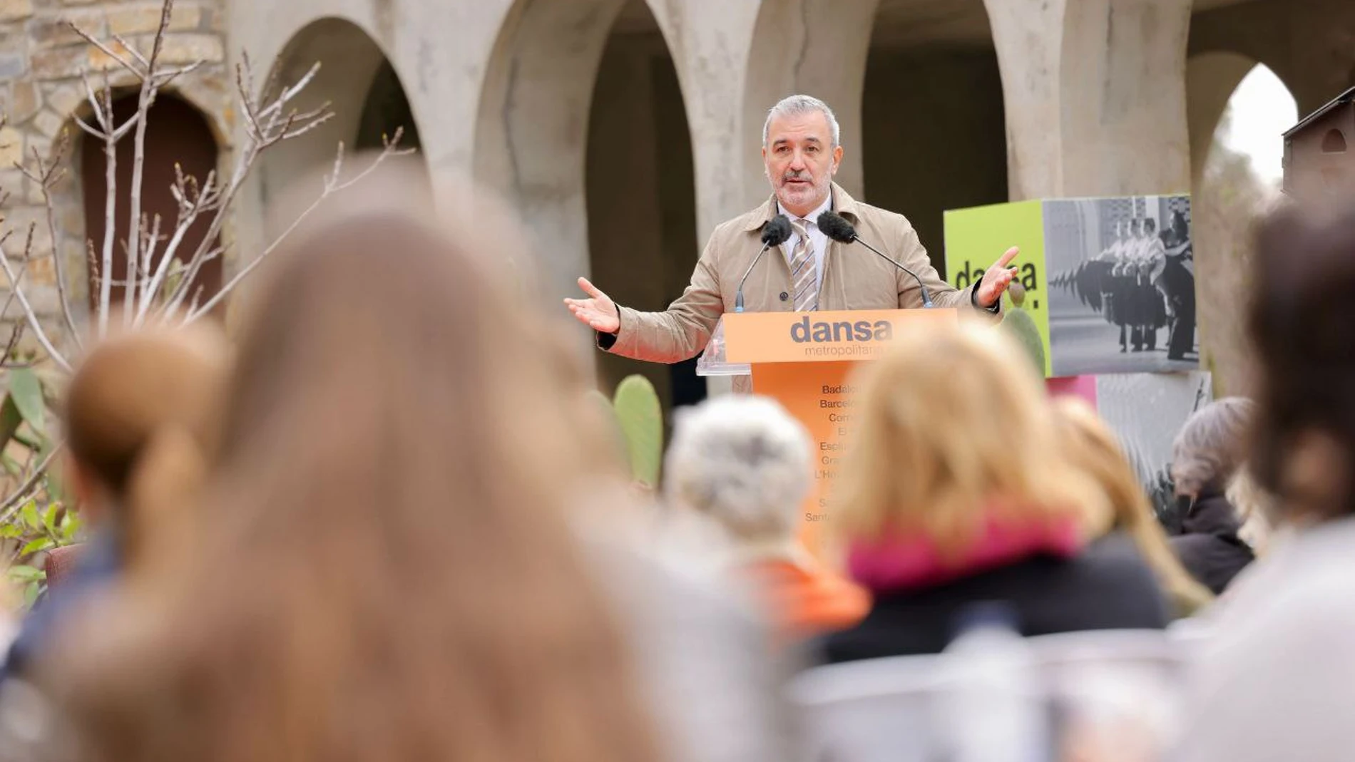Collboni durante la presentación del evento
