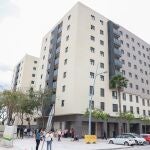 Una de las promociones de viviendas de Entrenúcleos, la zona de más expansión urbanística de Sevilla