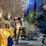 Ukrainians gather at Kharkiv memorial alley honoring the fallen defenders of the city