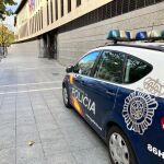 Coche patrulla de la Policía Nacional en Valladolid