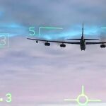 Un bombardero B-52 hace una demostración de fuerza cerca de la frontera con Rusia