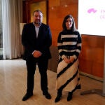 La directora gerente de la empresa pública de promoción de Castilla - La Mancha, Patricia Pérez, y el coordinador del área de turismo de Eturia, Fernando Honrado