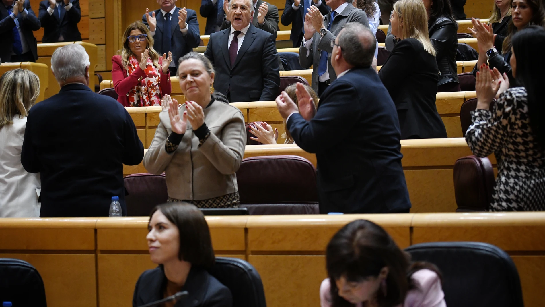 El senador del Partido Popular, José Ignacio Landaluce, durante una sesión de control, en el Senado, a 25 de febrero de 2025, en Madrid (España). El Gobierno responde una semana más a las preguntas del Senado en una sesión de control marcada una vez más por la ausencia del presidente del Ejecutivo. 25 FEBRERO 2025;MINISTROS;SESIÓN DE CONTROL;SENADORES;SENADO Fernando Sánchez / Europa Press 25/02/2025
