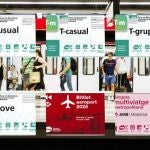 Varios billetes de metro en una estación de Metro de Barcelona