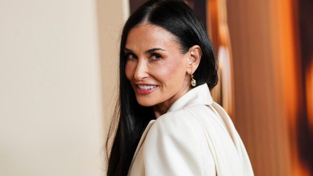 Demi Moore en el almuerzo de nominados.