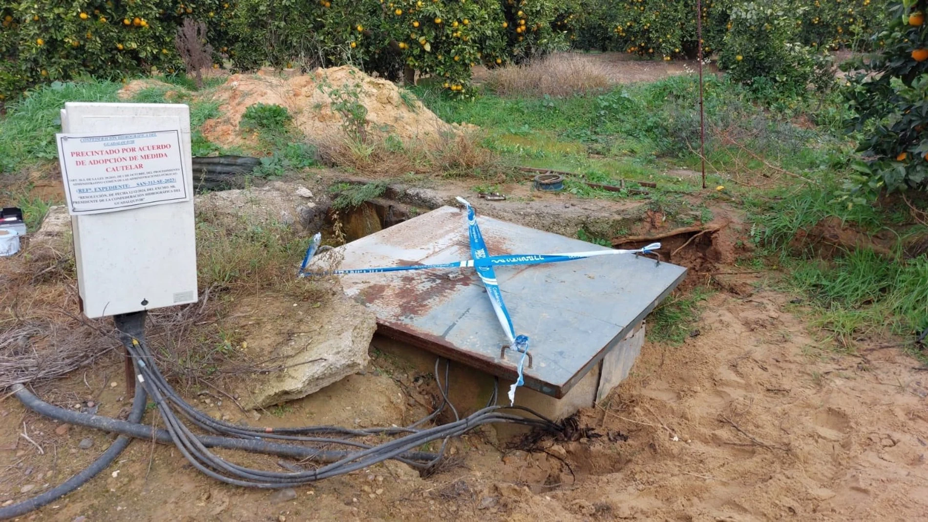 Pozos en el entorno de Doñana