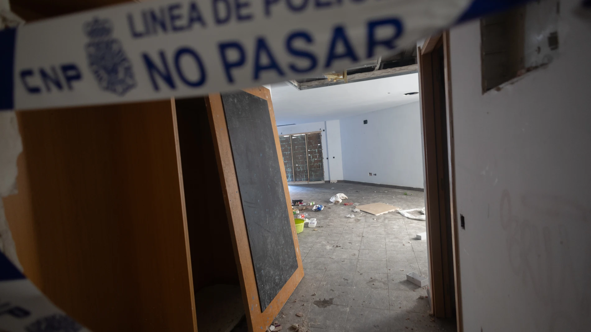 Interior del hotel ocupado conocido como 'La Jungla' en el barrio de San Blas, a 26 de febrero de 2025, en Madrid (España). 26 FEBRERO 2025 Eduardo Parra / Europa Press 26/02/2025