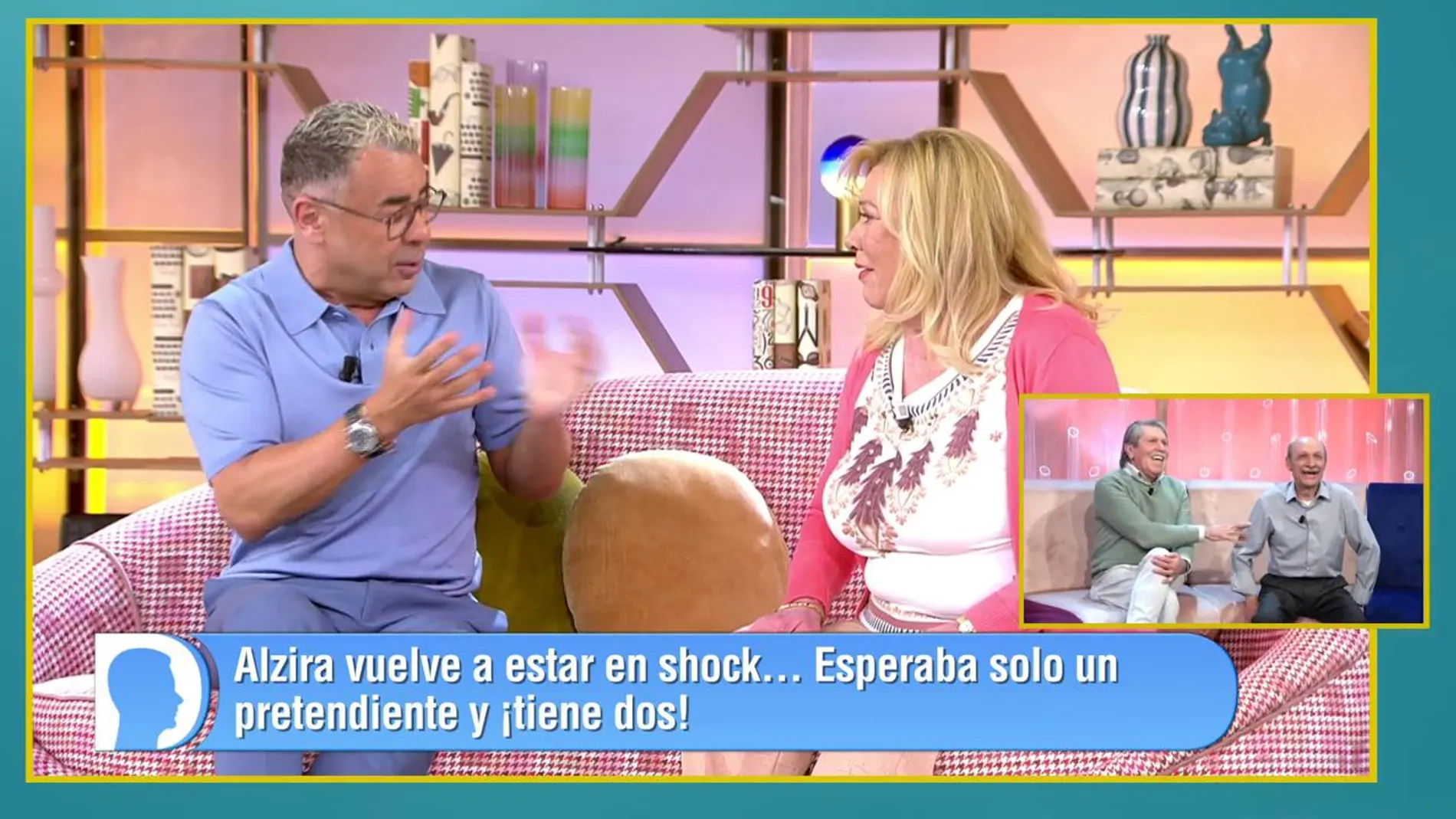 Jorge Javier Vázquez junto a Alzira en 'El Diario de Jorge'
