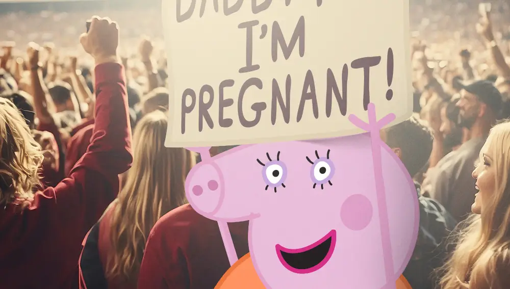 Simpáticas imágenes de Mamá Pig como famosa