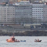 Imagen del operativo de rescate. 