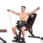 Entrena sin pagar cuotas ni moverte de casa gracias a este banco plegable de musculación tirado de precio